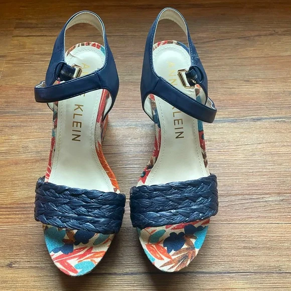 Anne Klein Lina Wedge Sandal - Picture 2 of 8